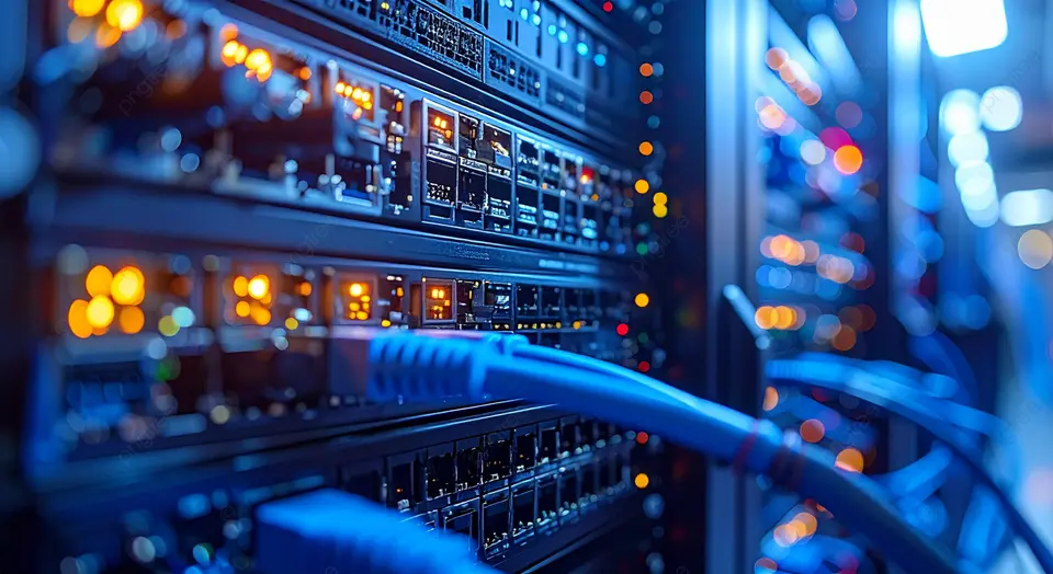 辦公室網路與 Wi-Fi 設備示意圖